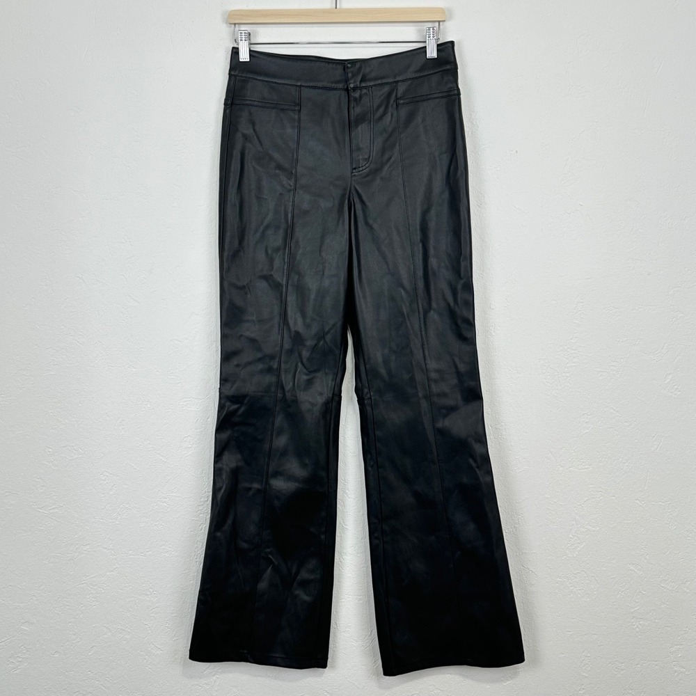 We The Free Uptown High Rise Faux Leather Pants Sz 8 Festival Alt Indie Sleaze